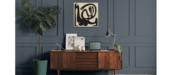 Le bleu gris en décoration intérieure avec Pure & Paint.